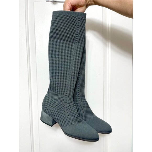 Eileen Fisher Alas Tall Boot in Gray Size 8 - Picture 6 of 13